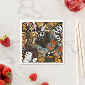 Dierlijke afdruk. Vliegvleugels. Servet (Insitu)