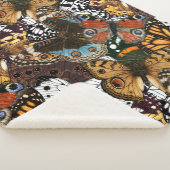 Dierlijke afdruk. Vliegvleugels. Sherpa Deken (3/4)