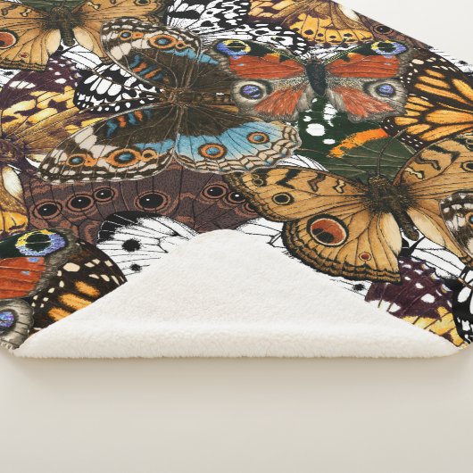 Dierlijke afdruk. Vliegvleugels. Sherpa Deken (3/4)