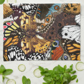 Dierlijke afdruk. Vliegvleugels. Theedoek (Gevouwen)