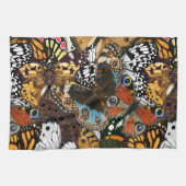 Dierlijke afdruk. Vliegvleugels. Theedoek (Horizontaal)