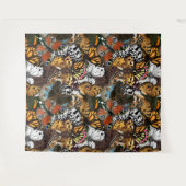 Dierlijke afdruk. Vliegvleugels. Wandkleed (Voorkant (horizontaal))