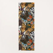 Dierlijke afdruk. Vliegvleugels. Yogamat (Voorkant)