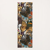 Dierlijke afdruk. Vliegvleugels. Yogamat (Achterkant)