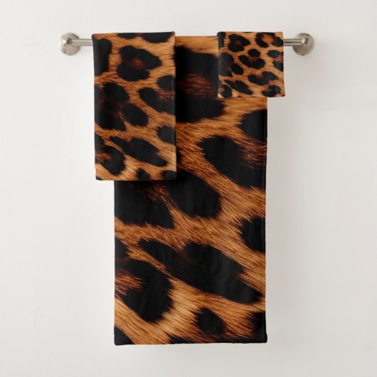 Dierlijke afdrukken bad handdoek (Insitu)