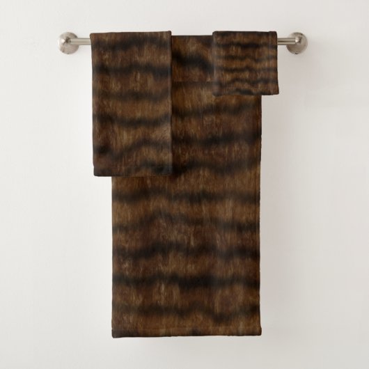 Dierlijke afdrukken bad handdoek (Insitu)