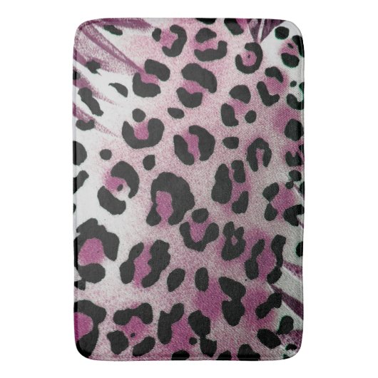 Dierlijke afdrukken badmat (Voorkant Verticaal)