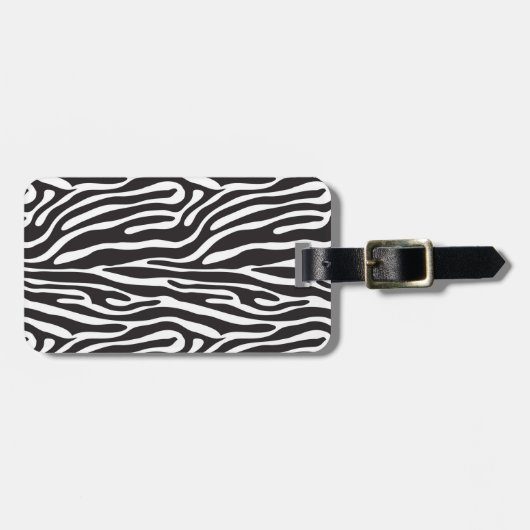 Dierlijke afdrukken bagagelabel (Voorkant horizontaal)