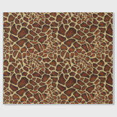 Dierlijke afdrukken cadeaupapier (Vlak)