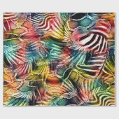 Dierlijke afdrukken cadeaupapier (Vlak)