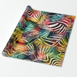 Dierlijke afdrukken cadeaupapier