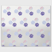 Dierlijke afdrukken cadeaupapier (Vlak)