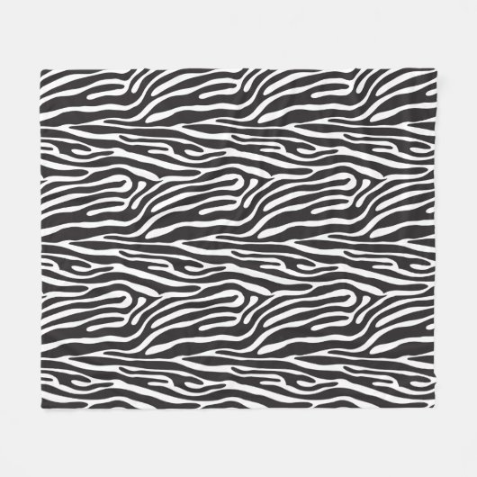 Dierlijke afdrukken fleece deken (Voorkant (Horizontaal))