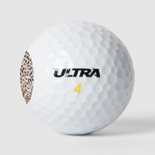 Dierlijke afdrukken golfballen (Logo)