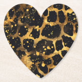 Dierlijke afdrukken kartonnen onderzetters (Voorkant)