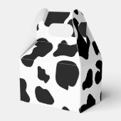 Dierlijke afdrukken, Koe Afdrukkaartenpatroon, Boe Bedankdoosjes (Achterkant)