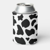 Dierlijke afdrukken, Koe Afdrukkaartenpatroon, Boe Blikjeskoeler (Blikje Achterkant)