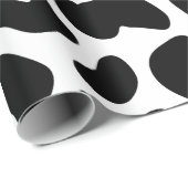 Dierlijke afdrukken, Koe Afdrukkaartenpatroon, Boe Cadeaupapier (Rol Hoek)