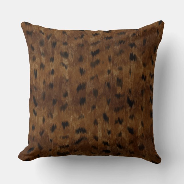 Dierlijke afdrukken kussen (Voorkant)