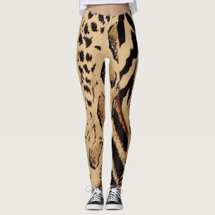 Dierlijke afdrukken leggings