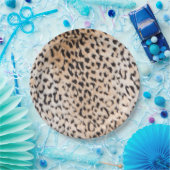 Dierlijke afdrukken papieren bordje (Feest)