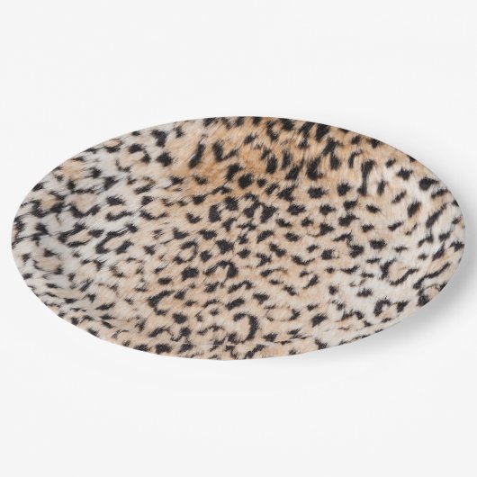 Dierlijke afdrukken papieren bordje (Gekanteld)