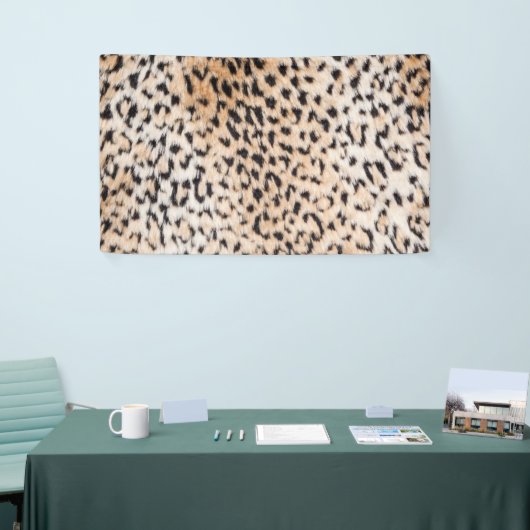 Dierlijke afdrukken spandoek (Beurs)