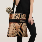 Dierlijke afdrukken tote bag (Dichtbij)