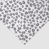 Dierlijke afdrukluipaard zwart wit cadeau tissuepapier (Detail)