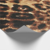 Dierlijke afdrukstructuur cadeaupapier (Hoek)