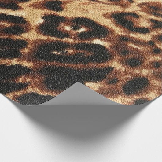 Dierlijke afdrukstructuur cadeaupapier (Hoek)