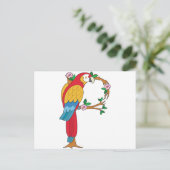 Dierlijke alfabet Parrot Briefkaart (Staand voorkant)