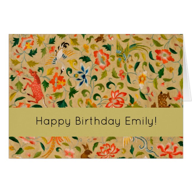 Dierlijke Antiek vogelpest Deer Rabbit (Voorkant Horizontaal)