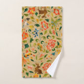 Dierlijke Antiek vogelpest Deer Rabbit Bad Handdoek (Handdoek)
