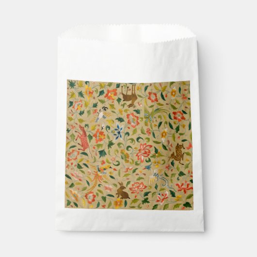 Dierlijke Antiek vogelpest Deer Rabbit Bedankzakje (Voorkant)