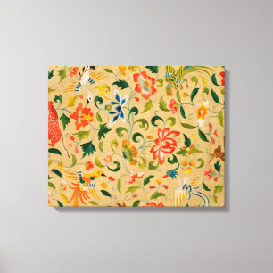 Dierlijke Antiek vogelpest Deer Rabbit Canvas Afdruk