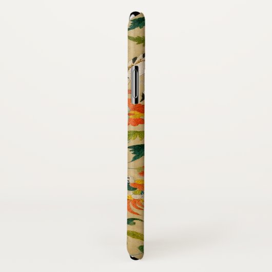 Dierlijke Antiek vogelpest Deer Rabbit Case-Mate iPhone Case (Achterkant / rechts)