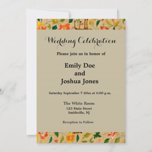 Dierlijke Antiek vogelpest Deer Rabbit Kaart (Voorkant)