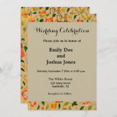 Dierlijke Antiek vogelpest Deer Rabbit Kaart (Voorkant / Achterkant)