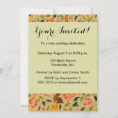 Dierlijke Antiek vogelpest Deer Rabbit Kaart (Voorkant)