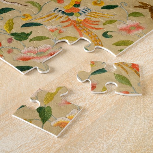 Dierlijke Antiek vogelpest Deer Rabbit Legpuzzel (Zijkant)