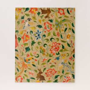 Dierlijke Antiek vogelpest Deer Rabbit Legpuzzel