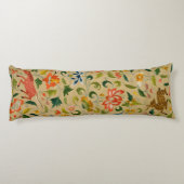 Dierlijke Antiek vogelpest Deer Rabbit Lichaamskussen (Achterkant)