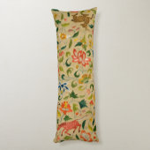 Dierlijke Antiek vogelpest Deer Rabbit Lichaamskussen (Achterkant (Verticaal))