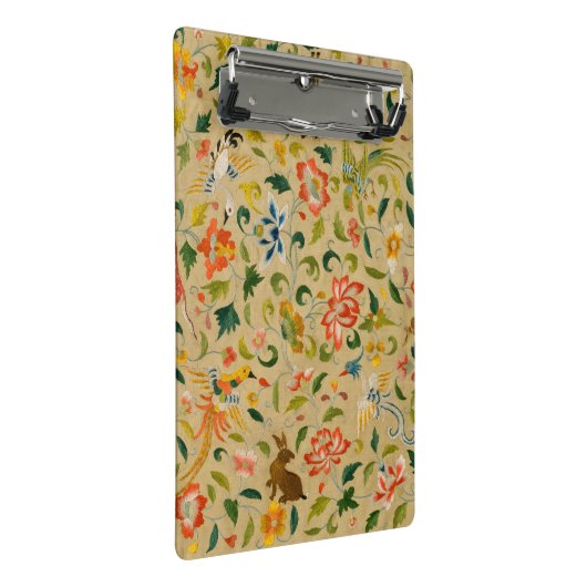 Dierlijke Antiek vogelpest Deer Rabbit Mini Klembord (Schuin)