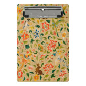 Dierlijke Antiek vogelpest Deer Rabbit Mini Klembord (Voorkant)