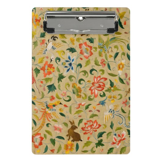 Dierlijke Antiek vogelpest Deer Rabbit Mini Klembord (Voorkant)