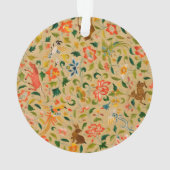 Dierlijke Antiek vogelpest Deer Rabbit Ornament (achterkant)