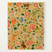 Dierlijke Antiek vogelpest Deer Rabbit Planner (Achterkant)