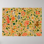 Dierlijke Antiek vogelpest Deer Rabbit Poster (Voorkant)